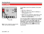 Предварительный просмотр 8 страницы Honeywell TH9421 Operating Manual