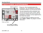 Предварительный просмотр 12 страницы Honeywell TH9421 Operating Manual