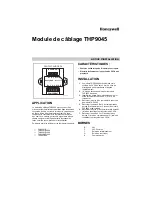 Preview for 5 page of Honeywell THP9045 Installation Instructions Manual