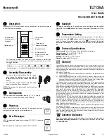 Preview for 1 page of Honeywell TL7135A User Manual