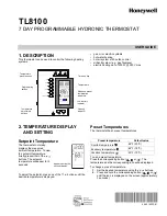 Preview for 1 page of Honeywell TL8100 User Manual