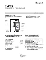 Preview for 9 page of Honeywell TL8100 User Manual