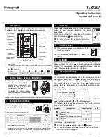 Preview for 1 page of Honeywell TL8230A Operating Instructions