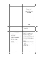 Honeywell TM001 User Manual preview