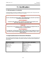 Preview for 155 page of Honeywell touchpoint Pro Operating Instructions Manual