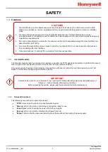 Предварительный просмотр 12 страницы Honeywell touchpoint Pro Operating Manual