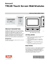 Preview for 1 page of Honeywell TR120 Installation Instructions Manual