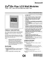 Preview for 1 page of Honeywell TR70 Installation Instructions