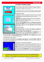 Preview for 1 page of Honeywell Tracker IIIC Getting Started Manual