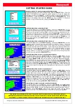 Preview for 2 page of Honeywell Tracker IIIC Getting Started Manual