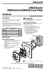 Honeywell TRADELINE 209632 Installation Instructions preview