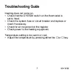 Preview for 7 page of Honeywell TRADELINE Electronic Thermostat Owner'S Manual