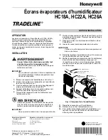 Preview for 2 page of Honeywell TRADELINE HC18A Installation Instructions