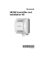 Preview for 1 page of Honeywell TRADELINE HE360 Installation Kit