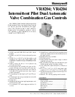 Preview for 1 page of Honeywell TRADELINE VR8204A Manual