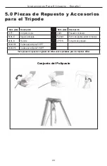 Предварительный просмотр 20 страницы Honeywell Tripod User Instruction Manual