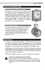 Preview for 3 page of Honeywell TrueDRY DH90 Owner'S Manual