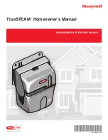 Предварительный просмотр 1 страницы Honeywell TrueSTEAM Homeowner'S Manual