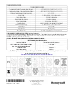 Preview for 4 page of Honeywell TS300 Installation And Operating Instructions