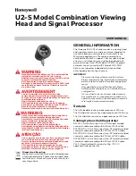 Preview for 1 page of Honeywell U2-1010S User Manual