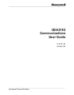 Honeywell UDA2182 User Manual preview