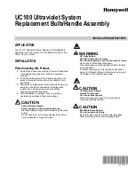 Honeywell UV100E1043 Installation Instructions preview