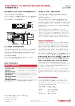 Preview for 2 page of Honeywell V15W2 Series Installation Instructions