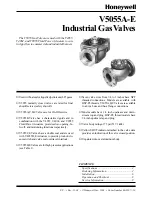 Preview for 3 page of Honeywell V4055A Manual