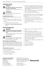 Preview for 16 page of Honeywell V4730C Manual