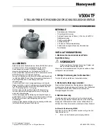 Preview for 9 page of Honeywell V5004T Installation Instructions Manual