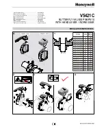 Preview for 1 page of Honeywell V5421C Installation Instructions