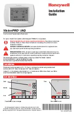 Предварительный просмотр 1 страницы Honeywell VisionPRO IAQ Installation Manual