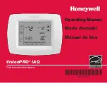 Предварительный просмотр 1 страницы Honeywell VisionPRO IAQ Operating Manual