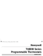 Honeywell VisionPRO TH8000 Series Owner'S Manual preview