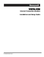 Preview for 1 page of Honeywell VISTA-ICM Installation And Setup Manual