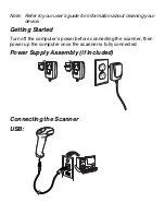 Preview for 3 page of Honeywell Vouager 1250g Quick Start Manual