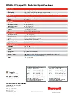 Предварительный просмотр 2 страницы Honeywell VoyagerCG MS9540 Specification Sheet