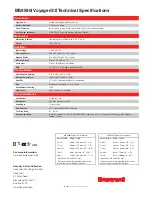 Preview for 2 page of Honeywell VoyagerGS MS9590i Specification Sheet