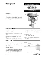 Honeywell VP513A Manual preview