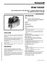 Preview for 1 page of Honeywell VR4611VA1007 Instruction Sheet