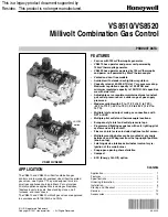 Honeywell VS8510 Manual preview