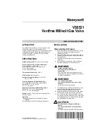 Honeywell VS8521 Installation Instructions Manual preview