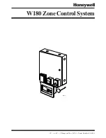 Honeywell W180 User Manual preview