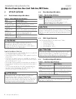 Preview for 4 page of Honeywell WBX Series Installation Instructions For The