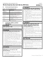 Preview for 5 page of Honeywell WBX Series Installation Instructions For The