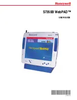 Honeywell WebPAD S7350B User Manual preview