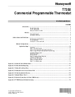 Preview for 1 page of Honeywell WebStat T7350 System Engineering