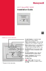 Preview for 1 page of Honeywell Wi-Fi VisionPRO8000 Installation Manual