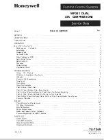 Preview for 1 page of Honeywell WP241 Series Service Data