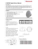 Honeywell X-ND100 User Manual preview
